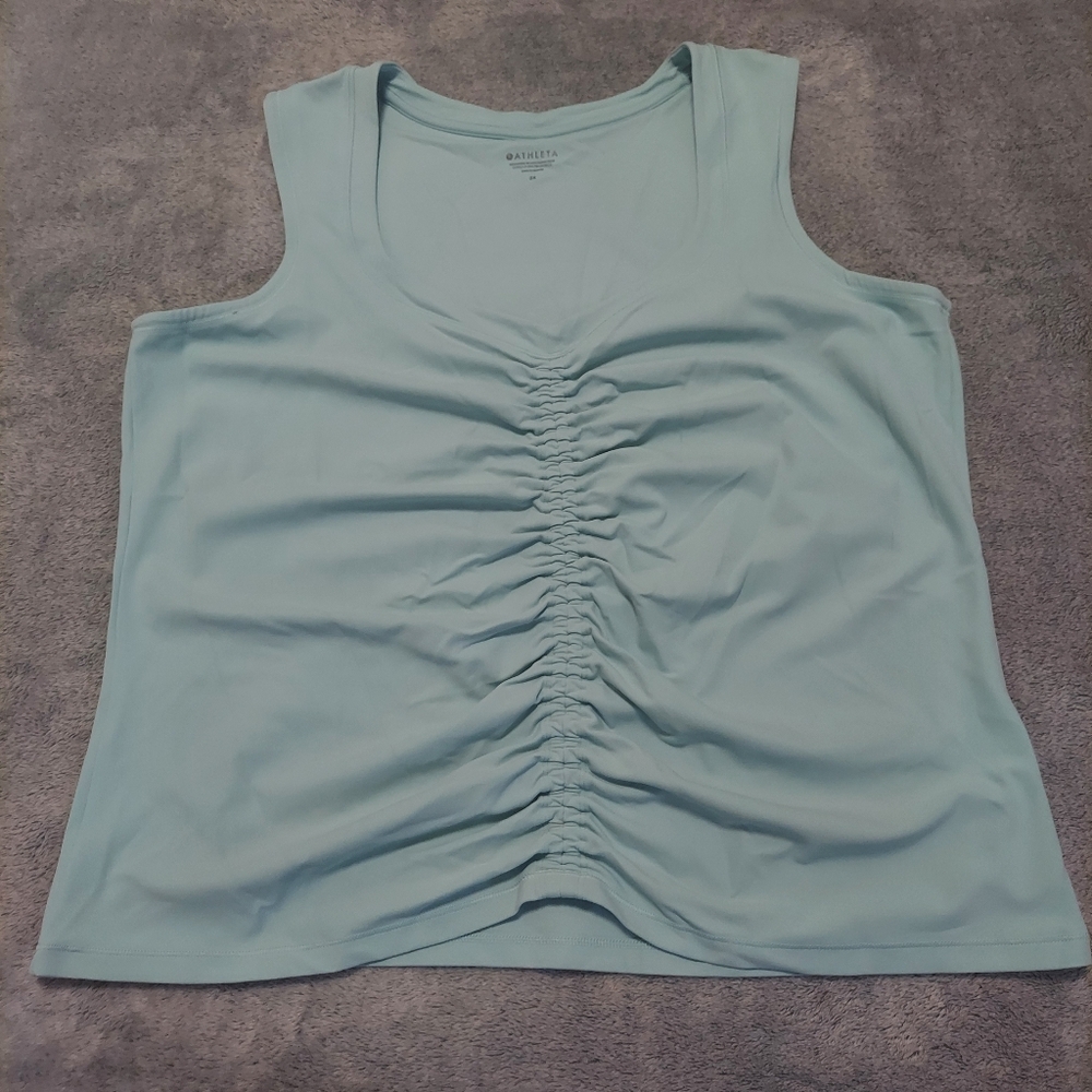 Athleta Ruched Tank Top